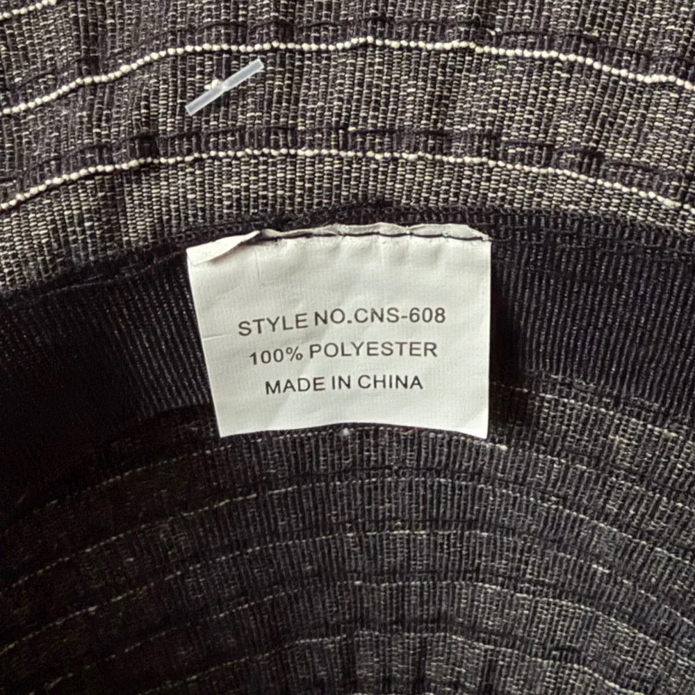 Kallina Wide Brim Sun Hat Grey Tan Scarf Tie Packable Crushable Beachwear Resort